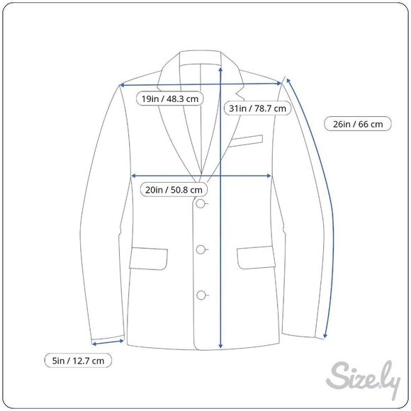 Zara Man Mens 40 Sport Coat Wool Silk 3 Button Navy Blue Blazer Jacket - Picture 15 of 15